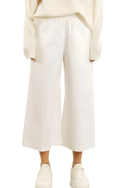 SPRWMN Cotton Culotte in White