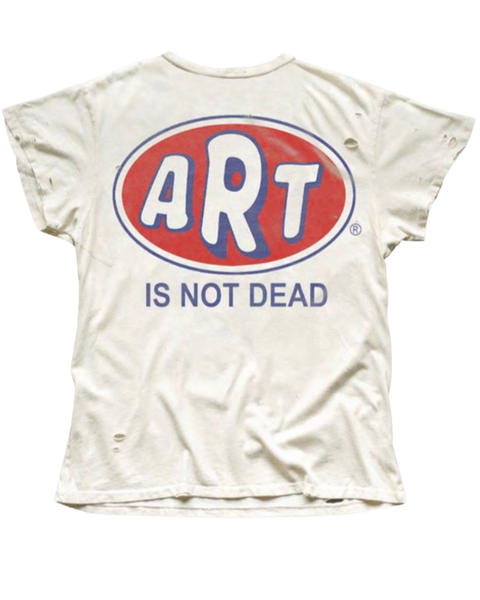 Art Is Not Dead Cropped Tee — Madeworn