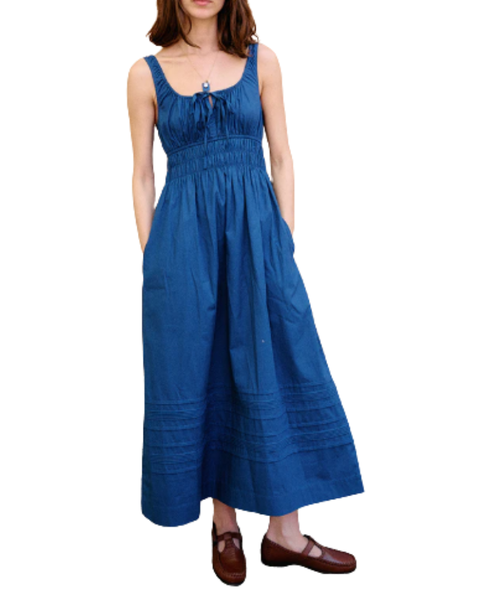 Iris Midnight Cotton Dress — Ciao Lucia