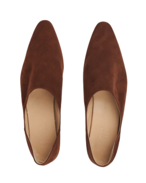 The Mule Chocolate Suede — Jamie Haller