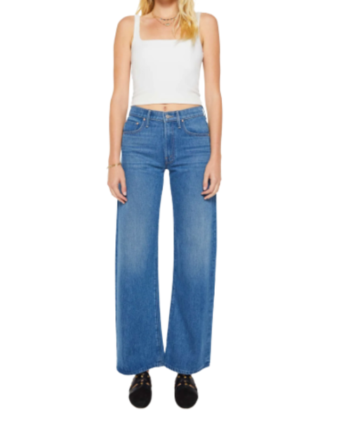Mid Rise Lasso Sneak — Mother Denim