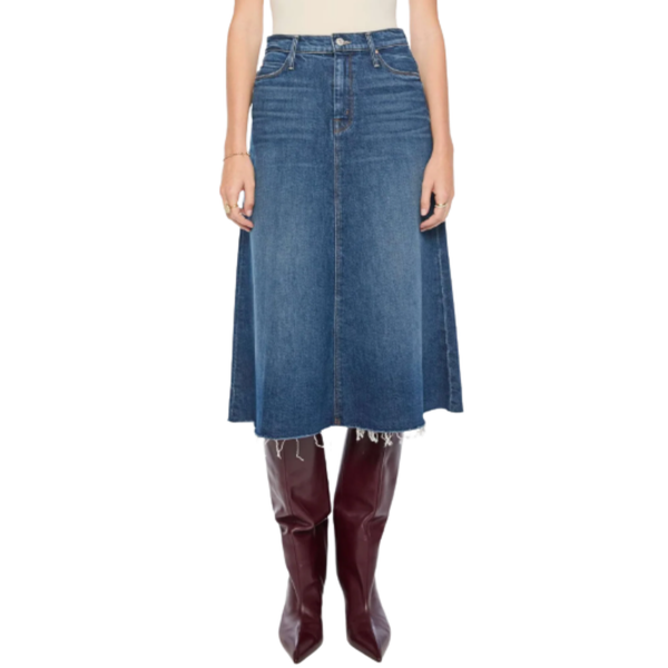 Circle Midi Fray — Mother Denim