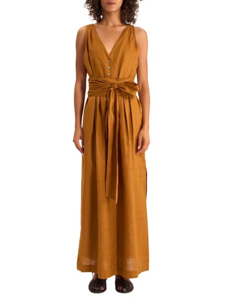 Ambre Linen Dress — Ines de da Fressange