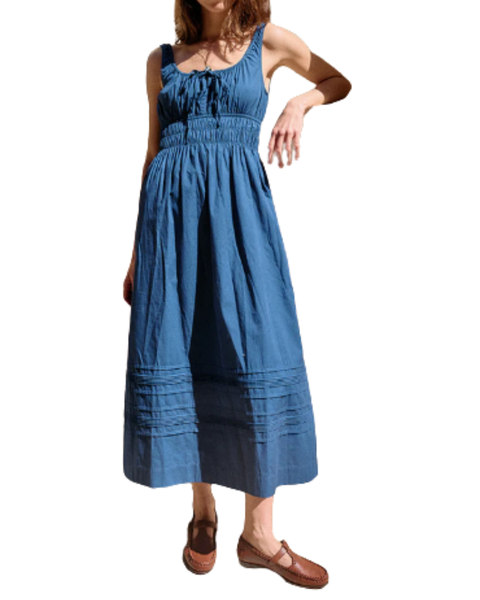 Iris Midnight Cotton Dress — Ciao Lucia