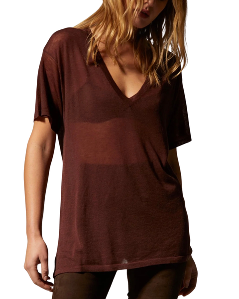 Tissue V-Neck Tee — SPRWMN