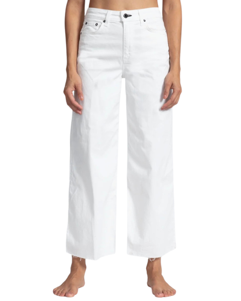 Crop Wide Leg Twill Pant — ASKK NY