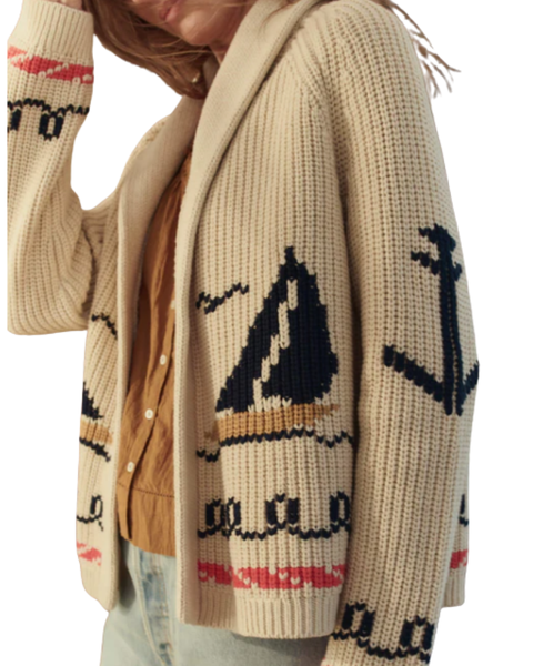 The Sailboat Lodge Cardigan — The Great