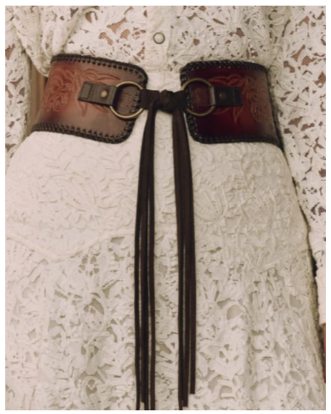 Tooled Corset Belt — The Great