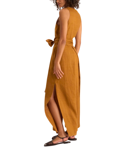 Ambre Linen Dress — Ines de da Fressange