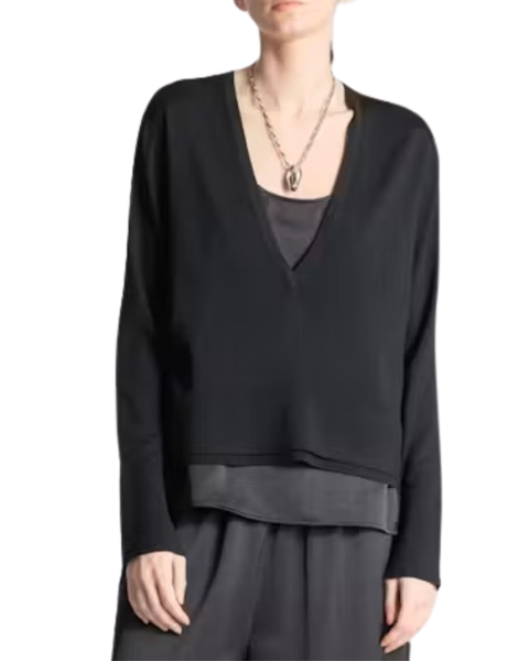 Jade V-Neck Sweater — Saint Art