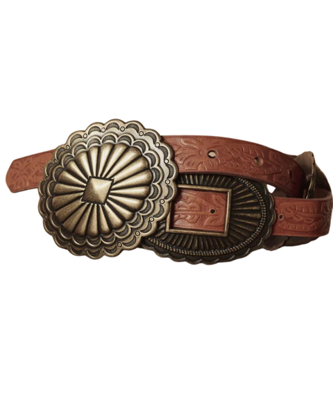 Leather Concho Belt — The Great x Stetson