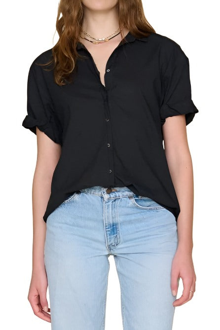 Xirena Channing Shirt in Black