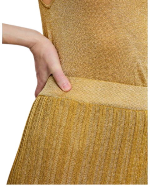 Gala Pleated Skirt — Maison Lurex