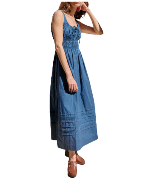 Iris Midnight Cotton Dress — Ciao Lucia
