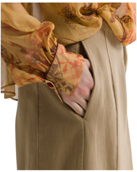 Wide Leg Twill Pants — Forte Forte
