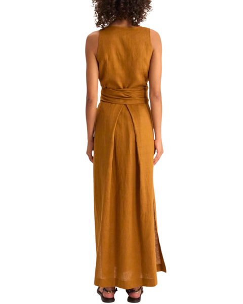 Ambre Linen Dress — Ines de da Fressange