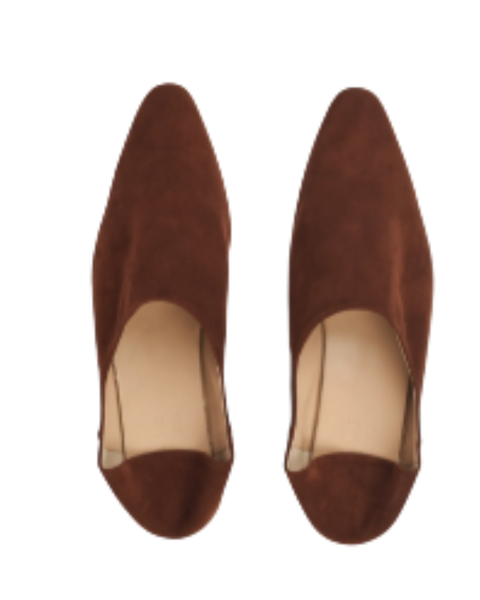 The Mule Chocolate Suede — Jamie Haller