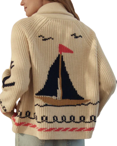 The Sailboat Lodge Cardigan — The Great