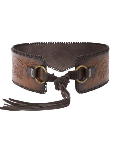 Tooled Corset Belt — The Great
