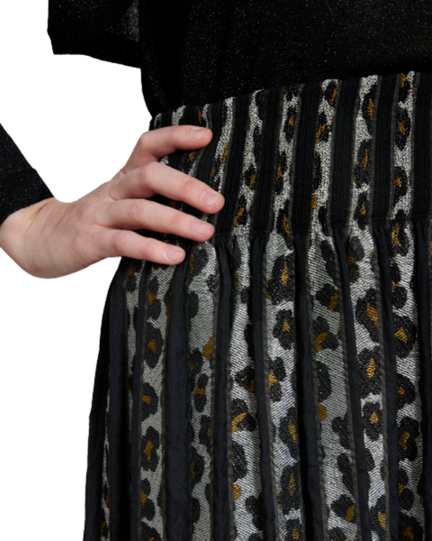 Amanda Jupe Midi Skirt — Maison Lurex