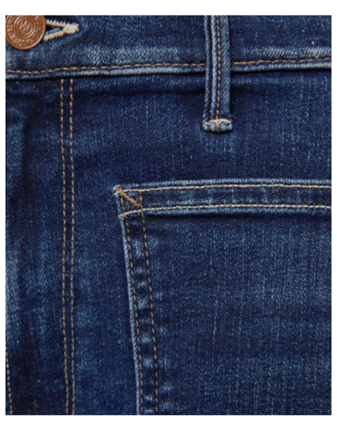 Lil Patch Pocket Mid Rise Maven Sneak — Mother Denim