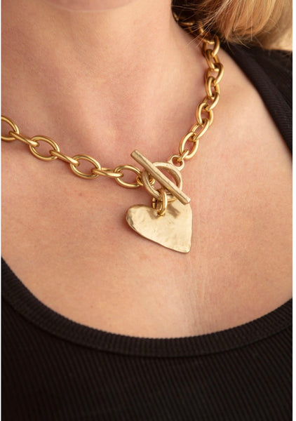 Chunky Heart Necklace — Taylor and Tessier