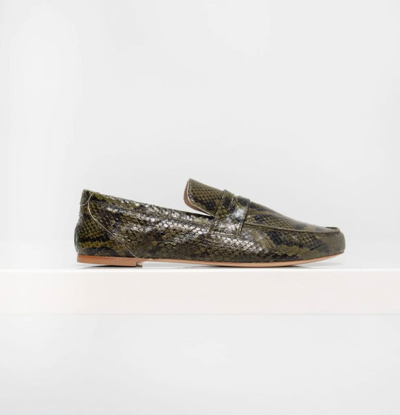 Penny Loafer Embossed Snake — Jamie Haller