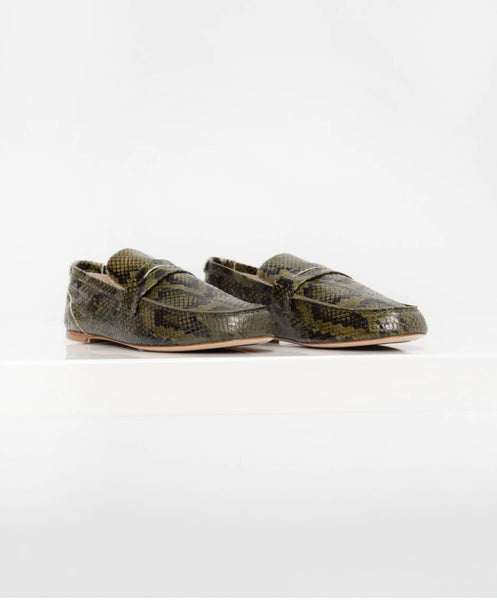 Penny Loafer Embossed Snake — Jamie Haller