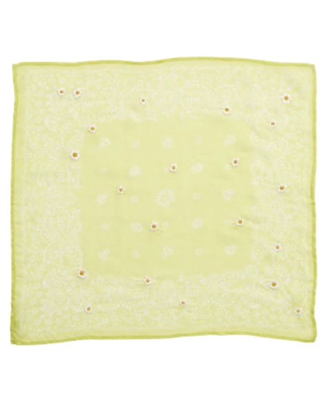 Daisy Embroidered Bandana  — Chan Luu