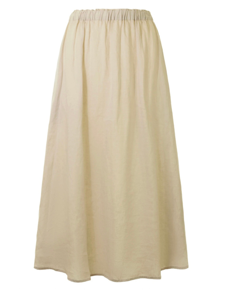 Virginia Linen Midi Skirt — Velvet Tees