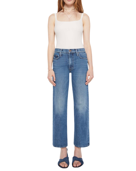 Mid Rise Rambler Zip Ankle — Mother Denim