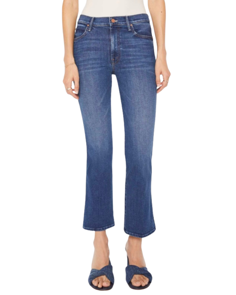Mid Rise Smokin Double Flood — Mother Denim