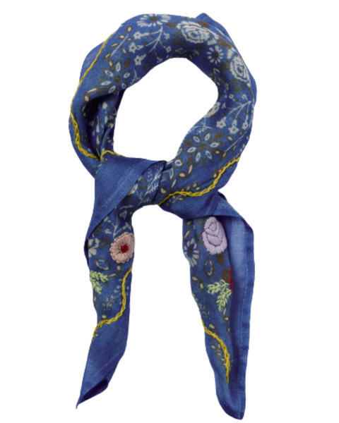 Embroidered Floral Bandana  — Chan Luu