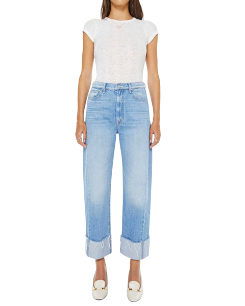 Half-pipe Ankle Cuff Fray — Mother Denim