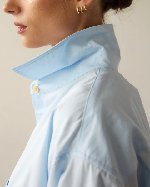 The Weekend Shirt in Baby Blue — Jamie Haller