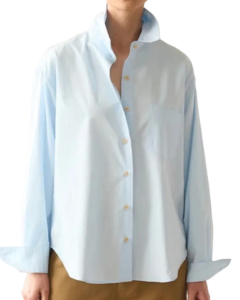 The Weekend Shirt in Baby Blue — Jamie Haller