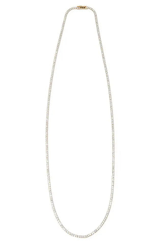 Nickho Rey Opera Tennis Necklace in White