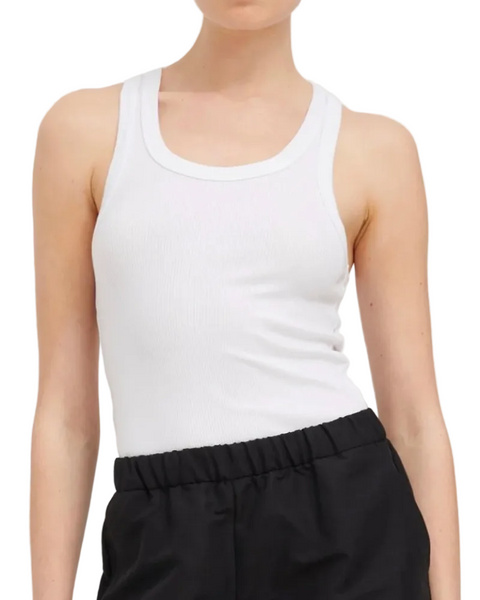 Rib Fitted Scooped Tank — SPRWMN