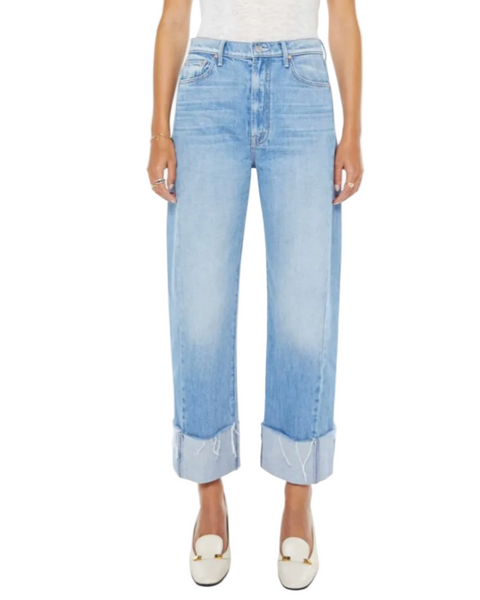 Half-pipe Ankle Cuff Fray — Mother Denim