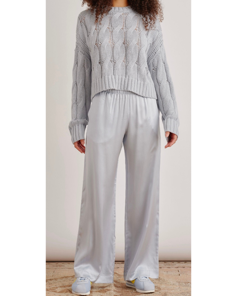 Tristan Crewneck Cable Pullover