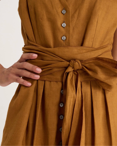 Ambre Linen Dress