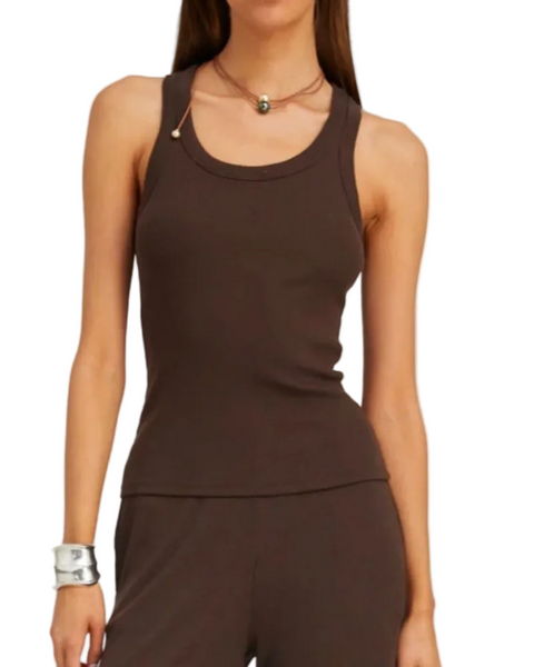 Rib Fitted Scoop Tank — SPRWMN
