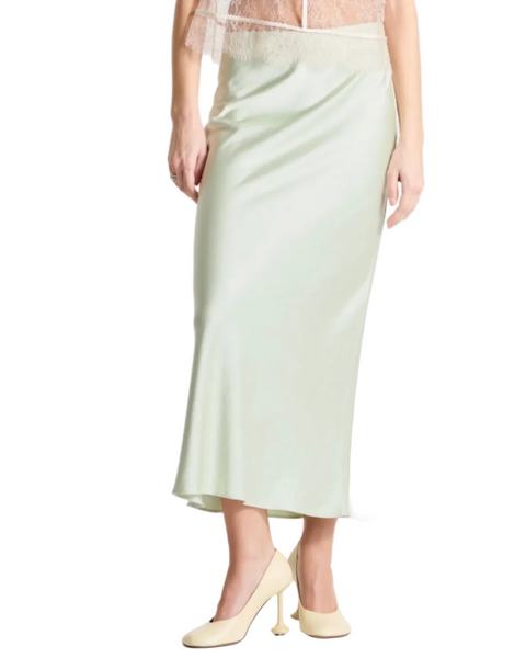 Talia Charmeuse Skirt — Saint Art