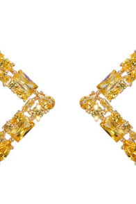 Nickho Rey Jagger Button Earrings in Yellow Gold