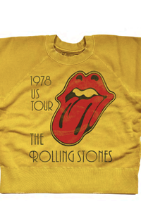 Rolling Stones 1978 Short Sleeve Sweatshirt