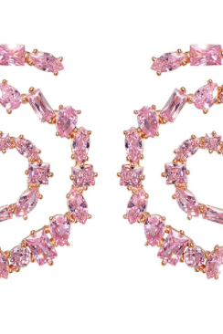 Nickho Rey Heidi Earrings in Rose Pink