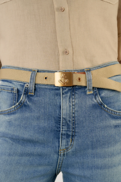 Nili Lotan Anchor Belt in Khaki – Penny Lane